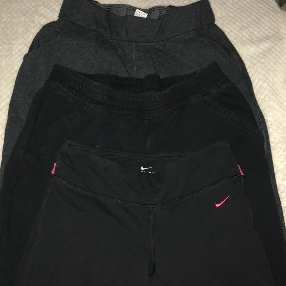 Sweat and yoga pants